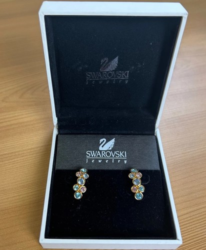 Orecchini perno swarovski - a,