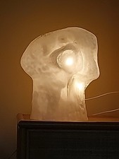 LAMPADA DA TAVOLO CARLO NASON MURANO PER MAZZEGA ANNI 70 