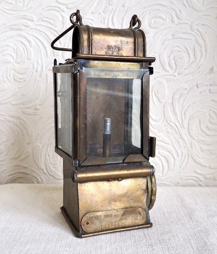 Vintage brass and glass hand - brass,