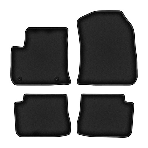 Set tappetini auto velour neri