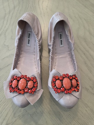 Ballerine scrunch miu cipria - scrunch,