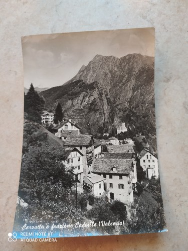 Cartolina cervatto frazione - cervatto, e