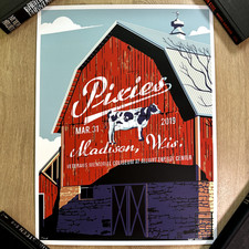 Pixies 2019 Madison Wisconsin Original Concert Poster Signed Numbered