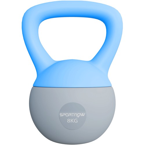 Sportnow 8kg kettlebell con - 8kg,