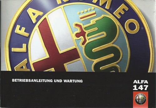 Alfa romeo 147 manuale uso - romeo,