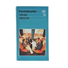 Ferrovie tedesche Orario treni DB Fernfahrplan Winter 1983/84