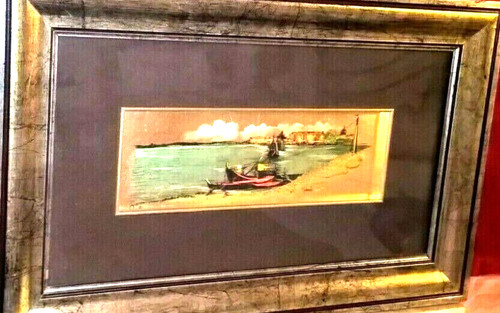 Quadro dipinto foglia oro - quadro, d'oro