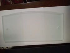 OPEN KRISTALLUX MENSOLA FORATA RICAMBIO VETRO SATINATO SERIE ONDA