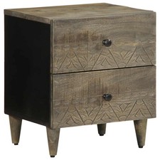 Comodini 2pz Grigio Chiaro