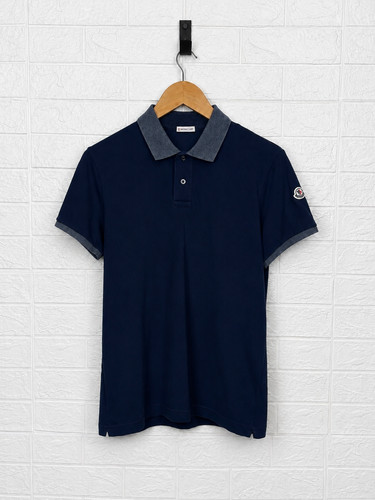 Polo moncler blu - blu, slim