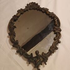 Antico Specchio Ottone Brunito