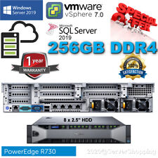 Dell PowerEdge R730 OEM LOT 36-Core E5-2697v4 256GB DDR4 2.4TB SSD+4.8TB SAS 10K