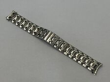 BRACCIALE BULOVA IN ACCIAIO PIENO COMPLETO ANSA CURVA DA 20 mm PARI AL NUOVO