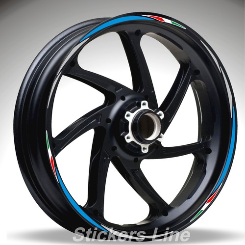 Adesivi ruote moto strisce
