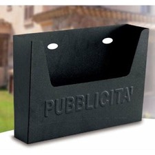 CASSETTA POSTALE X RIVISTE  E PUBBLICITà PORTARIVISTE ACCIAIO VERNICIATO GHISA
