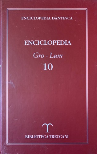 Enciclopedia dantesca volume - dantesca.,