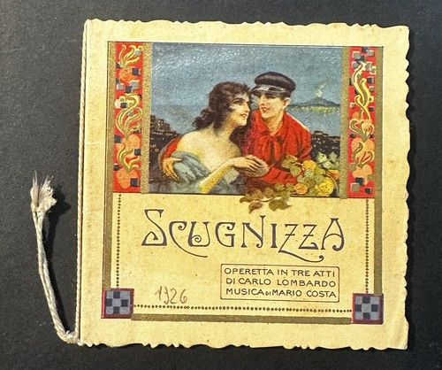 Calendarietto barbiere 1926 - calendarietto,
