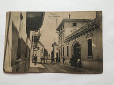 cartolina Oleggio corso Sempione viaggiata 1917 Novara Piemonte