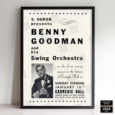 Poster jazz Benny Goodman -