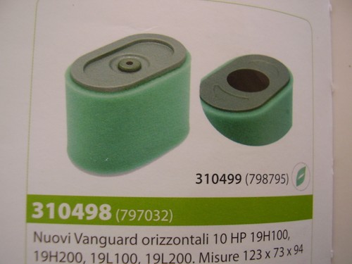 Filtro aria motore briggs - aria,