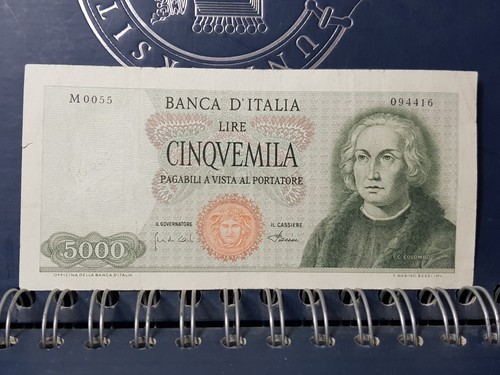 Banconota 5000 lire colombo - 5000,