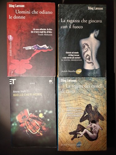 Lotto romanzi gialli - , stieg