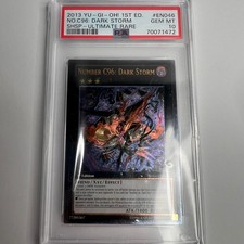 2013 Yugioh Numero C96 Tempesta Oscura 1° Edizione SHSP-EN046 UTR PSA 10 GEM MINT