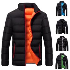 Piumino Uomo Invernale Caldo Imbottito Cappotto Stile Corto Giacca Primavera Autunno