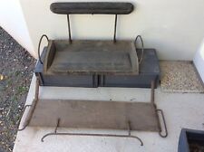 Antico Panca Di Carrozza Poggiapiedi Piede Deco Loft