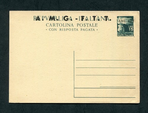 Amg ftt cartolina postale c11 - amg-ftt,