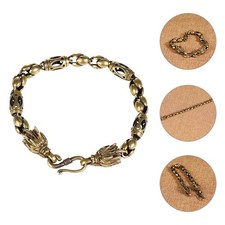 Stainless steel bracelet - steel,