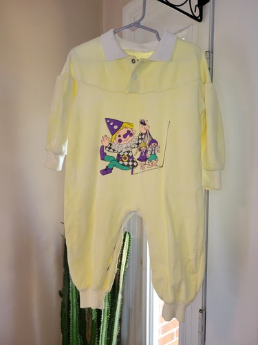 Clown giallo burro - , vintage