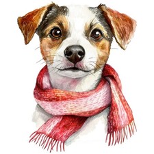 2 adesivi Jack Russell Terrier
