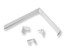 Kit bordo vasca per coprire le fessure 180+90+90cm bianco