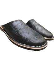 Babouches en Cuir Bout Rond -