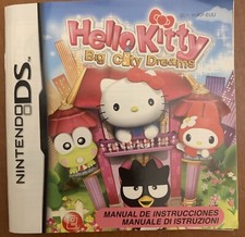 HELLO KITTY - BIG CITY DREAM  - NINTENDO DS -RARO COMPLETO DI MANUALE