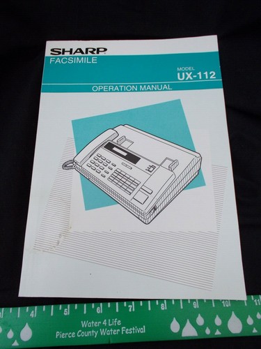 Manuale proprietario fax sharp - proprietario,