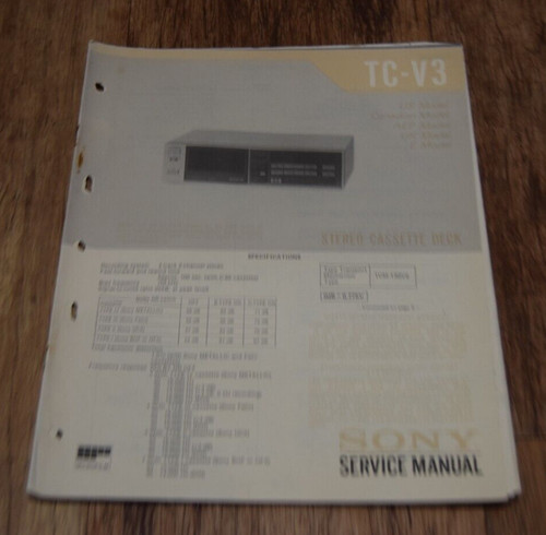 Sony stereo cassette - tc-v3,
