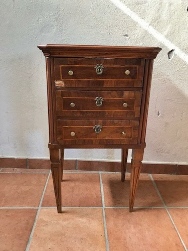 Comodino luigi xvi noce con - xvi,