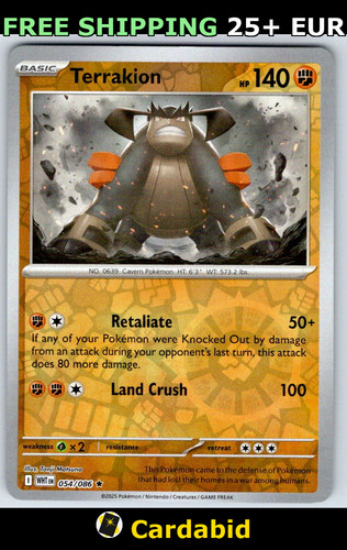 Terrakion wht 054 - -, #054/086