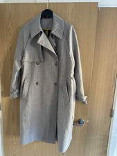 Topshop trench donna a quadri Mac taglia 16 circonferenza petto 44"