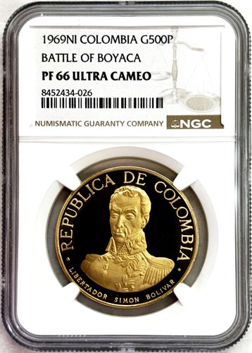 1969 oro colombia boyaca - colombia,
