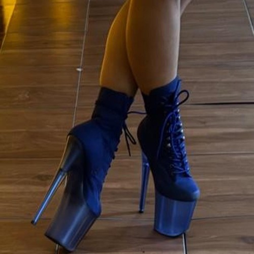 Stivali plateau pleaser - stivali,