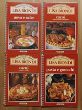 4 v. de I Manuali di cucina di Lisa Biondi: carni, pasta e gnocchi, uova e salse