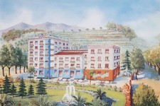 Cartolina - Hotel Villa Luisa - Ristorante Pensione - Salice Terme - 1958
