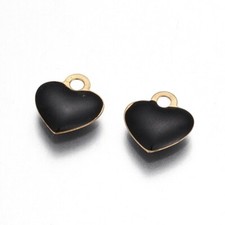 2pz ciondoli charms cuore in