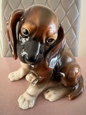 Ceramic brown puppy