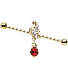 14 calibro rubino e diamante oro giallo 18K su ciondolo industriale peso 38 mm