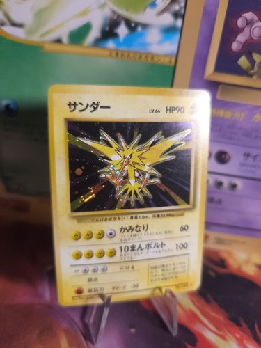 Carta pokemon card zapdos set - carta,