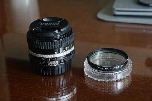 Nikon nikkor 50mm - f1.4, /
